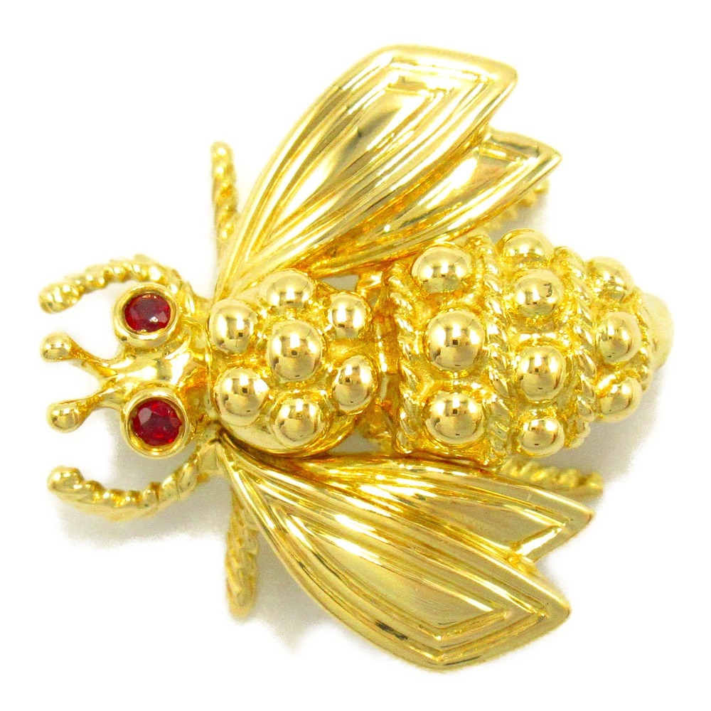 Tiffany Ruby Brooch Yellow Gold Ruby - image 2